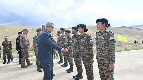 Defence Secretary Rajesh Kumar Singh.