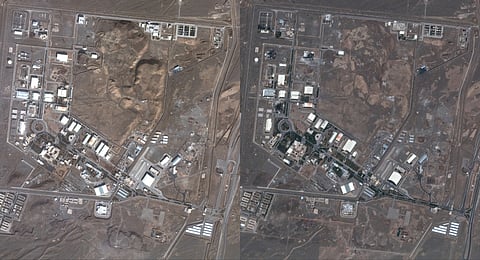 Responders work amid building rubble following a strike by an Iranian missile in the Israeli city of Bat Yam, south of Tel Aviv, early on June 15, 2025. Air raid sirens and booms rang out in Jerusalem and Tel Aviv early on June 15, AFP journalists said, as Israel and Iran exchanged fire for a third day.