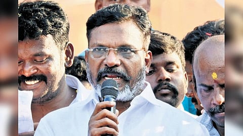 Will seek more seats to contest, but at the right time: VCK president Thol Thirumavalavan