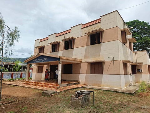 Students residing in the hostel owned by the Adi Dravidar and Tribal Welfare Department in Chinna Thadagam located on the outskirts of Coimbatore, are being forced to use salty borewell water for drinking since 2015.