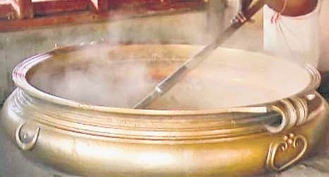 The palpayasam is distributed to devotees in adherence to norms prepared by the TDB and the HC.