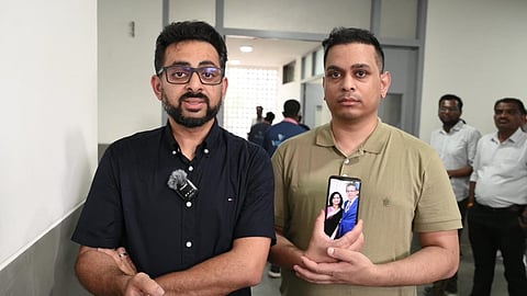 Miten Patel, the couple’s son, was called from London to Ahmedabad, accompanied by his brother Heman.