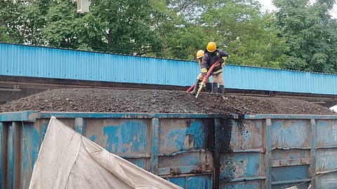 fire and safety personnel from Kovilpatti and Kazhugumalai doused the fire after nearly two hours of effort.