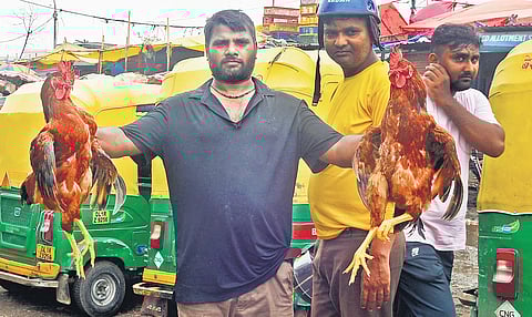 Ghazipur poultry market, a hub for the wholesale poultry trade in the capital, rarely sees proper cleaning with overflowing drains  