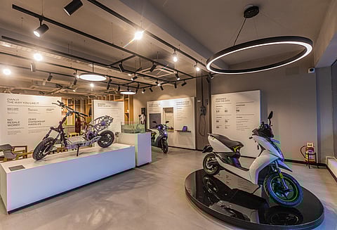 As of March 31, Ather had 351 experience centres in India (Photo | Special arrangement)
