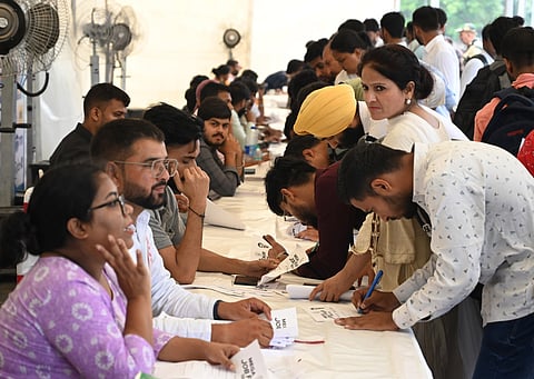 Andhra Pradesh Capital Region Development Authority provides 102 placements at Job Mela in Thullur