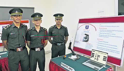 MCEME cadets showcase their work during the convocation ceremony held on Thursday 