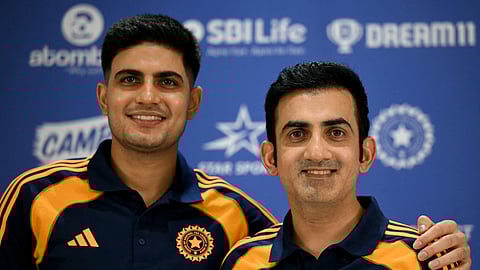 Shubman Gill (Left) and Gautam Gambhir