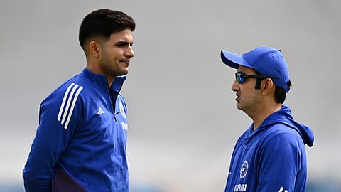 India captain Shubman Gill with head coach Gautam Gambhir