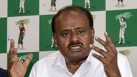 Union Minister for Heavy Industries and Steel, HD Kumaraswamy.