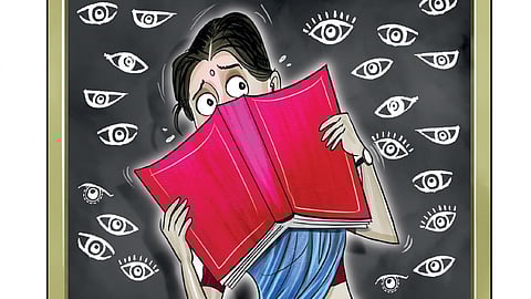 It is alleged the officer commented that the teacher resembles actress Shakeela, said sources from the school education department.