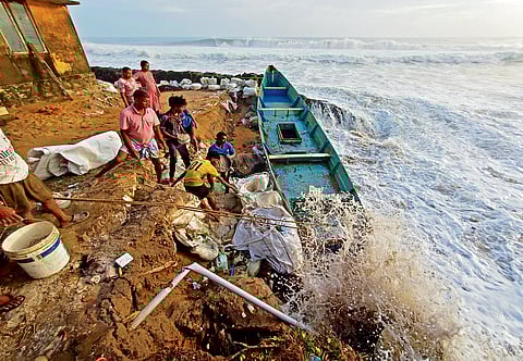 In Pics: Waves of woes along Kerala capital's shoreline