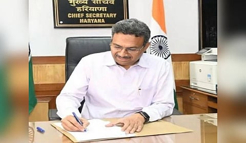 Haryana Chief Secretary Anurag Rastogi has been given a one-year extension by the Centre.