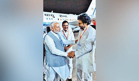 Prime Minister Narendra Modi, Chief Minister N Chandrababu Naidu, Deputy Chief Minister Pawan Kalyan, other ministers, officials, celebrities, and citizens from the North Andhra districts are expected to attend the mega event.