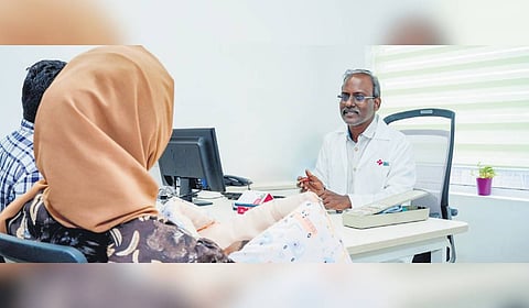 The paediatric cardiology team, led by Dr S Venkateswaran, assessed the situation and performed the procedure. 