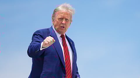 US president Donald Trump