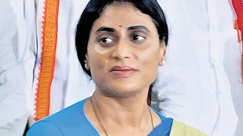 APCC chief YS Sharmila Redd