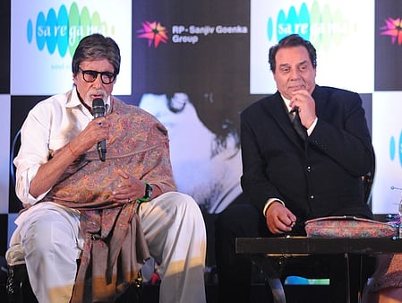 Amitabh Bachchan and Dharmendra