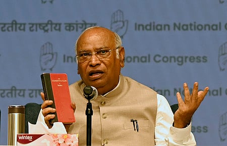 Congress President Mallikarjun Kharge 