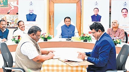 Concession agreements signed for expansion of Gopalpur port, construction of jetty at Jatadhari mouth in presence of CM Mohan Charan Majhi, on Thursday