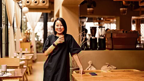 Grace Muivah in OMO cafe