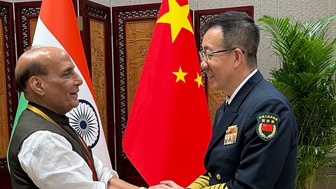 Rajnath Singh meets Chinese counterpart; stresses avoiding new complexities in ties