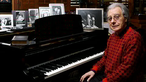 Grammy Award winning composer Lalo Schifrin appears at his studio in Beverly Hills, Calif, on May 10, 2006.