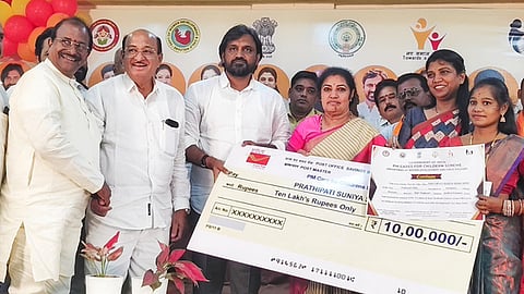 East Godavari girl gets first Rs 10 lakh cheque under PM CARES Scheme