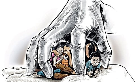 A case of kidnapping and human trafficking has been registered at Bhimpur police station against the three accused.