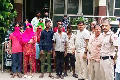 After an operation by the Foreigner Cell,18 illegal Bangladeshi nationals, including 5 transgender individuals ,were apprehended after verification of their identities & immigration status.