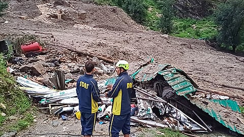At least 20 labourers were sweept away from cloudburst that struck the Baligarh area on the Barkot-Yamunotri road early Sunday.