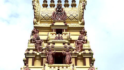 An ancient Vishnu temple close to the River Coovam