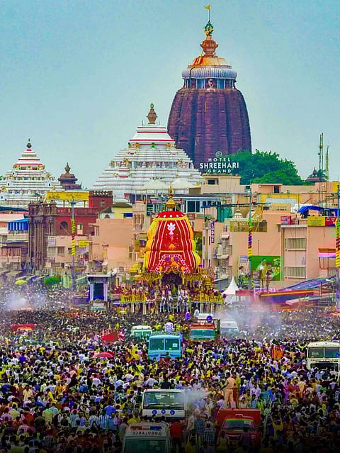 Moments of faith turn to fear: Stampede jolts Puri Rath Yatra
