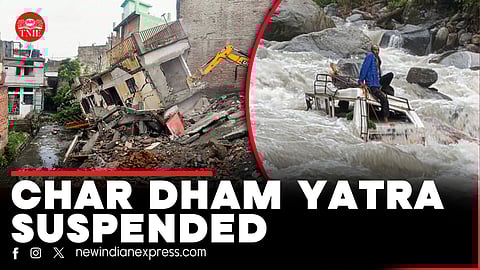 Three killed, six missing in Uttarakhand cloudburst; Char Dham Yatra suspended