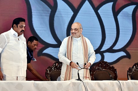 A senior AIADMK functionary said the assertion of EPS that the AIADMK would form the government by securing a majority could in fact be taken as a response to Shah.