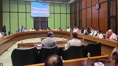 Meeting of Standing Committee on Rural Development and Panchayati Raj postponed due to synchronized protest & planned boycott.