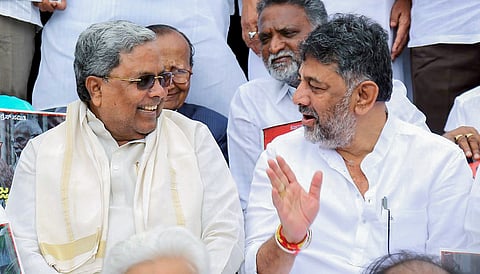 CM Siddaramaiah and Dy CM DK Shivakumar.