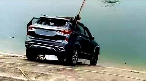 Gandhinagar Fire Officer Rajesh Patel confirmed the recovery of two bodies and said the fire control room received the alert in the afternoon. 