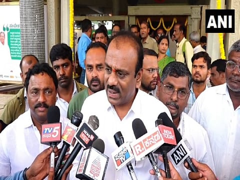 Koppal MP and Congress leader Rajshekhar Hitnal.