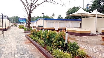 The Barabati food court lying non-operational.