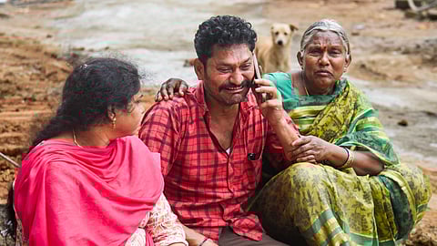 : Bereaved family members of the deceased victims of Sigachi Industries' pharma plant explosion mourn outside Patancheru government hospital, in Sangareddy district, Telangana, Tuesday, July 1, 2025. 