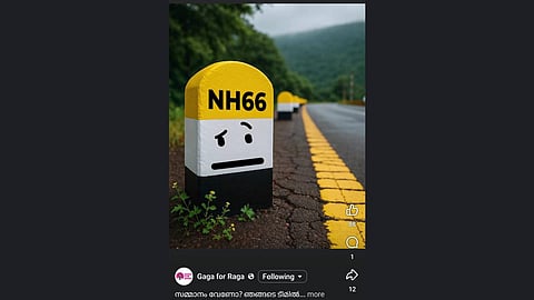 A social media post by pro-Congress page ‘Gaga for Raga’.