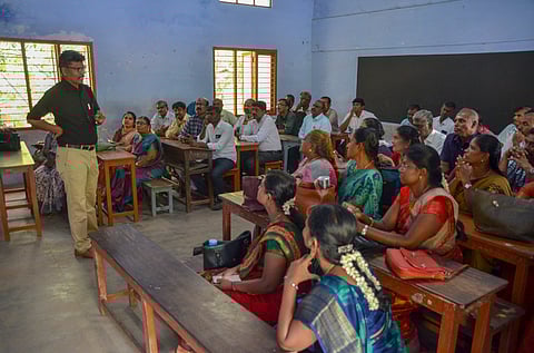 Teachers counselling for transfer was conducted at STC School in Coimbatore