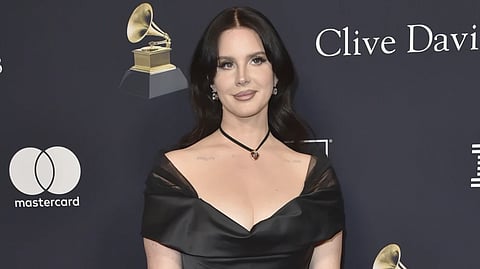 Lana Del Rey appears at the Pre-Grammy Gala in Beverly Hills, Calif., on Feb. 3, 2024. 