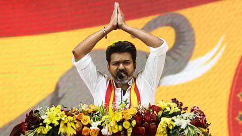 Actor and TVK president Vijay.