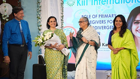 Journalist and neurodiversity advocate Mugdha Kalra at KIIT International School.