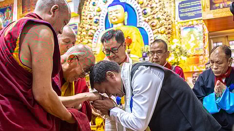 Rijiju said the Dalai Lama gave blessings at the “long life prayer” ceremony and expressed his intention to continue to serve people for another 30-40 years. 