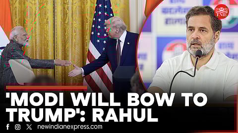 Rahul throws barbs at Modi in wake of India-US trade pact