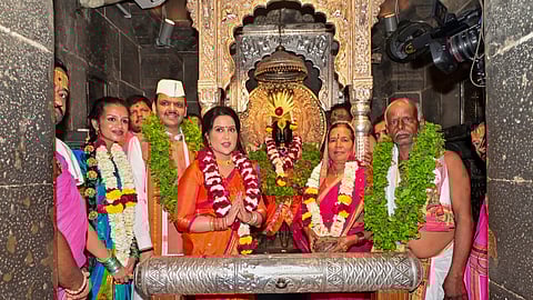 Maharashtra Chief Minister Devendra Fadnavis during 'Ashadhi Ekadashi' Mahapuja at Pandharpur town, in Solapur district of Maharashtra.