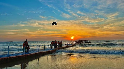 A file photo of Panamburu beach in Mangaluru.